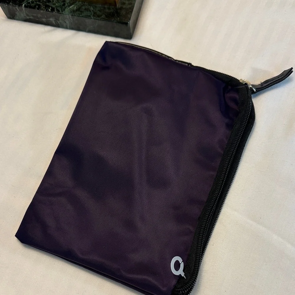 Tumi Purple Nylon Toiletry Pouch for Men